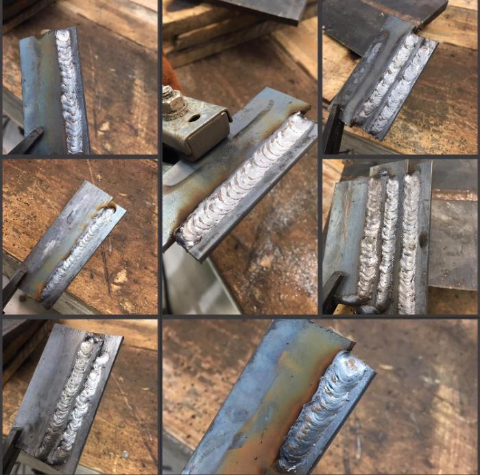 Practice welds