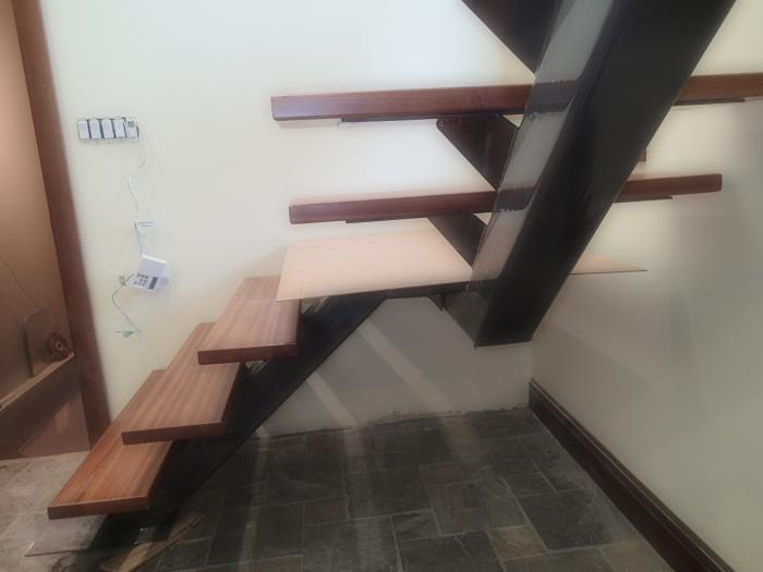 2nd view of the stairs installed