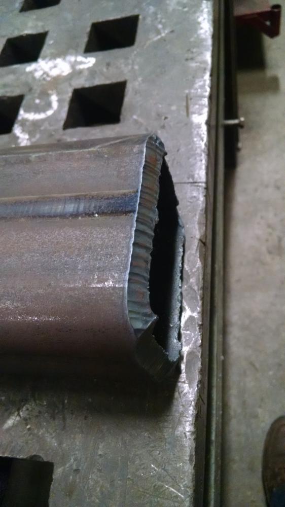 Rough bevel with plasma