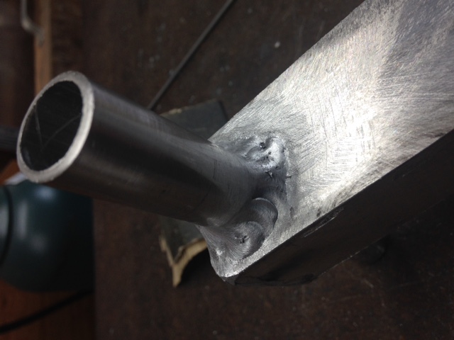 brushed off weld